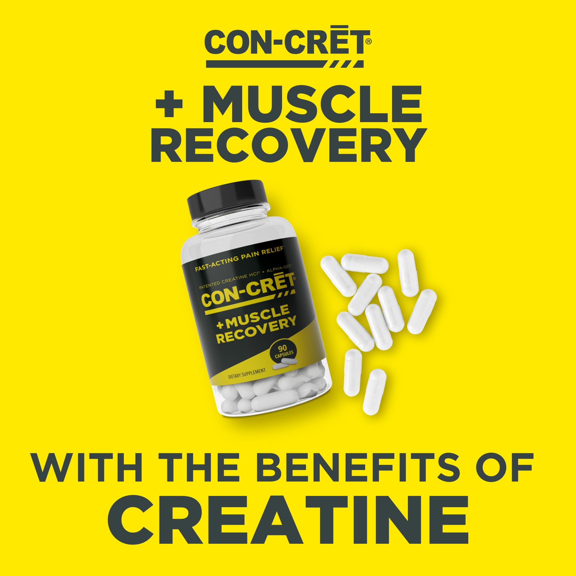 Alpha-GEE and Creatine HCl ingredients on packaging