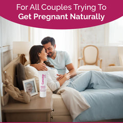 Conceive Plus icon indicating compatibility with condoms for safe use.