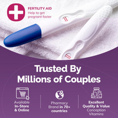Lifestyle image of a couple planning pregnancy