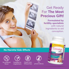 Conceive Plus Fertility Support bottle on a white background
