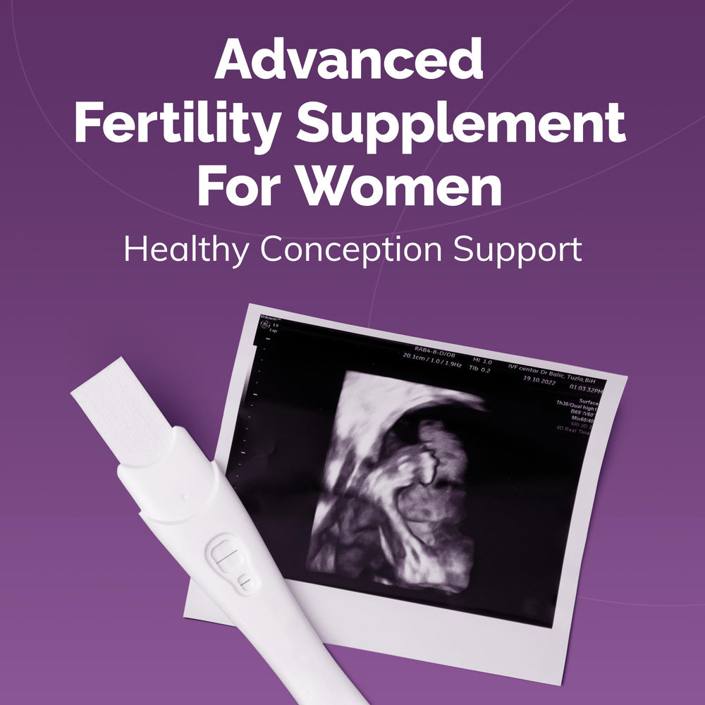 Box and bottle layout for Conceive Plus Prenatal Multivitamin