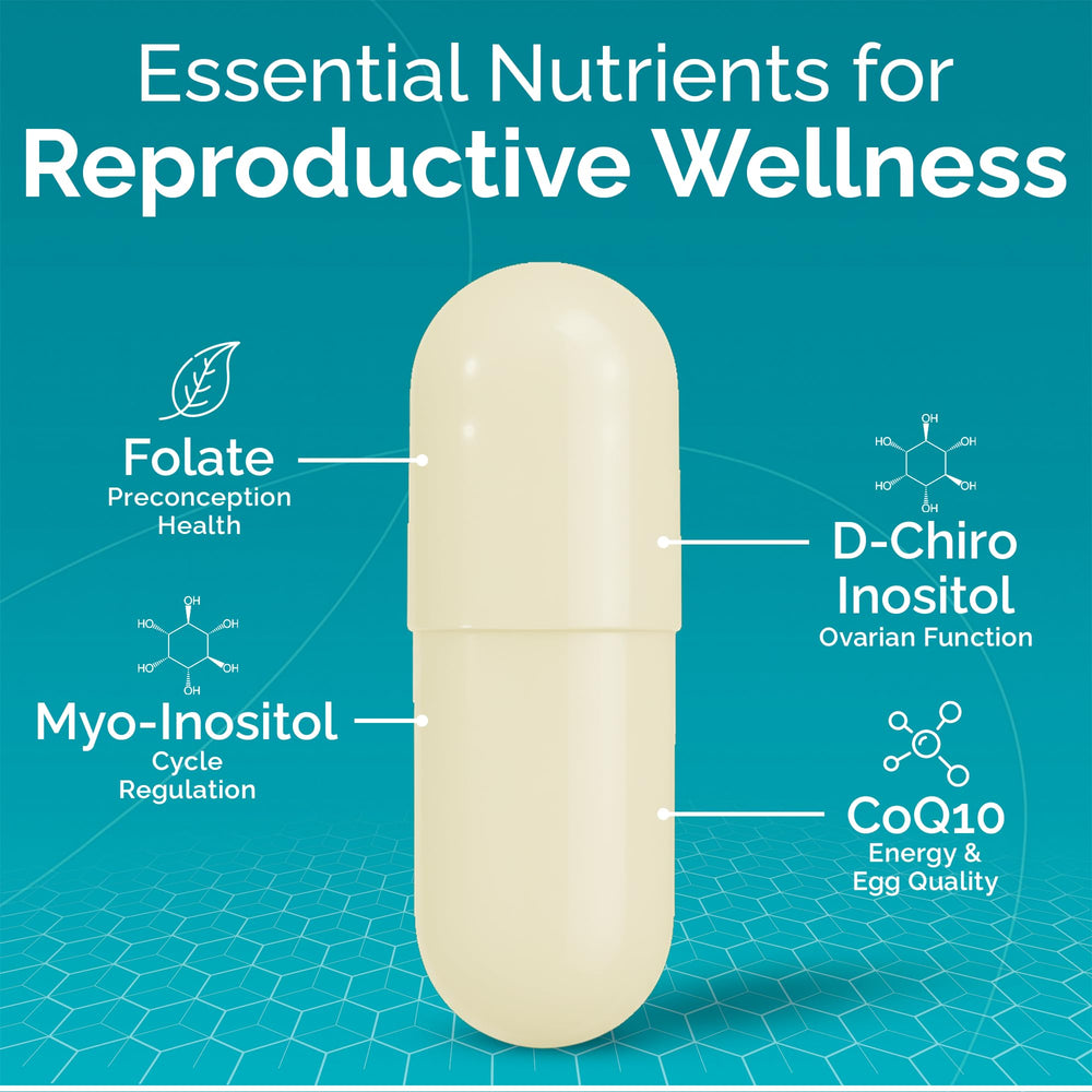 Ginger extract capsules symbolizing reproductive health