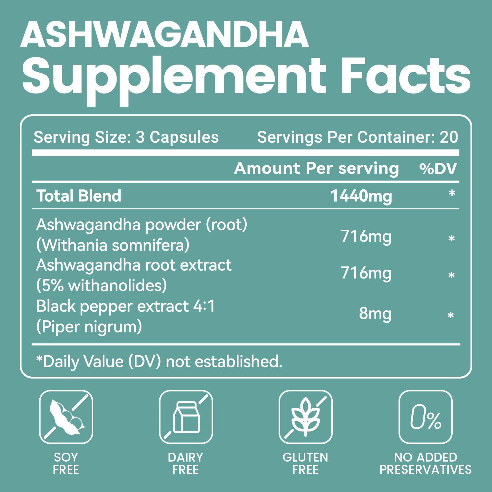 Supports concentration and overall health