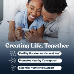 Fertility supplements for women and men in one bundle