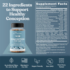 Prenatal vitamins and fertility blends