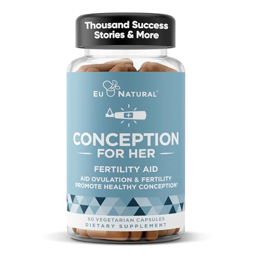 Conception Fertility Supplements bottle with label – 60 vegetarian soft capsules