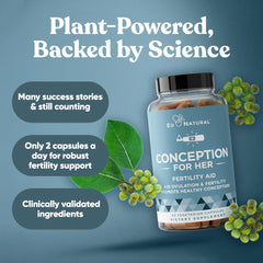 Gluten-free vegan fertility multivitamin packaging