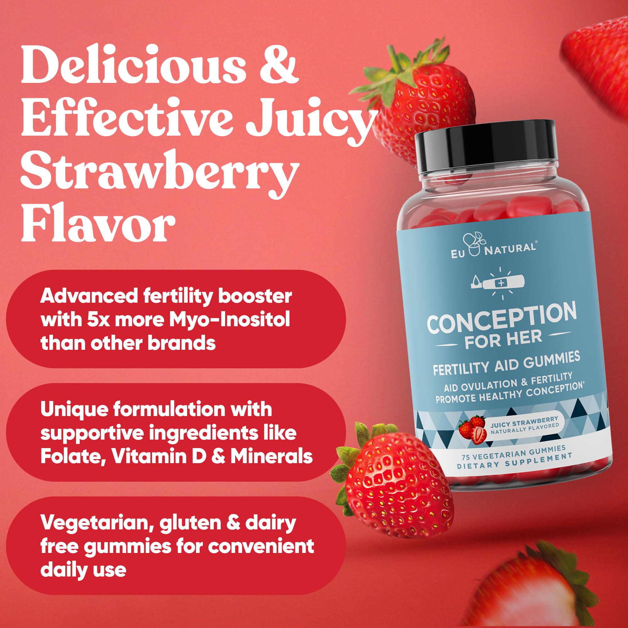 Ingredients including Myo-Inositol and B vitamins