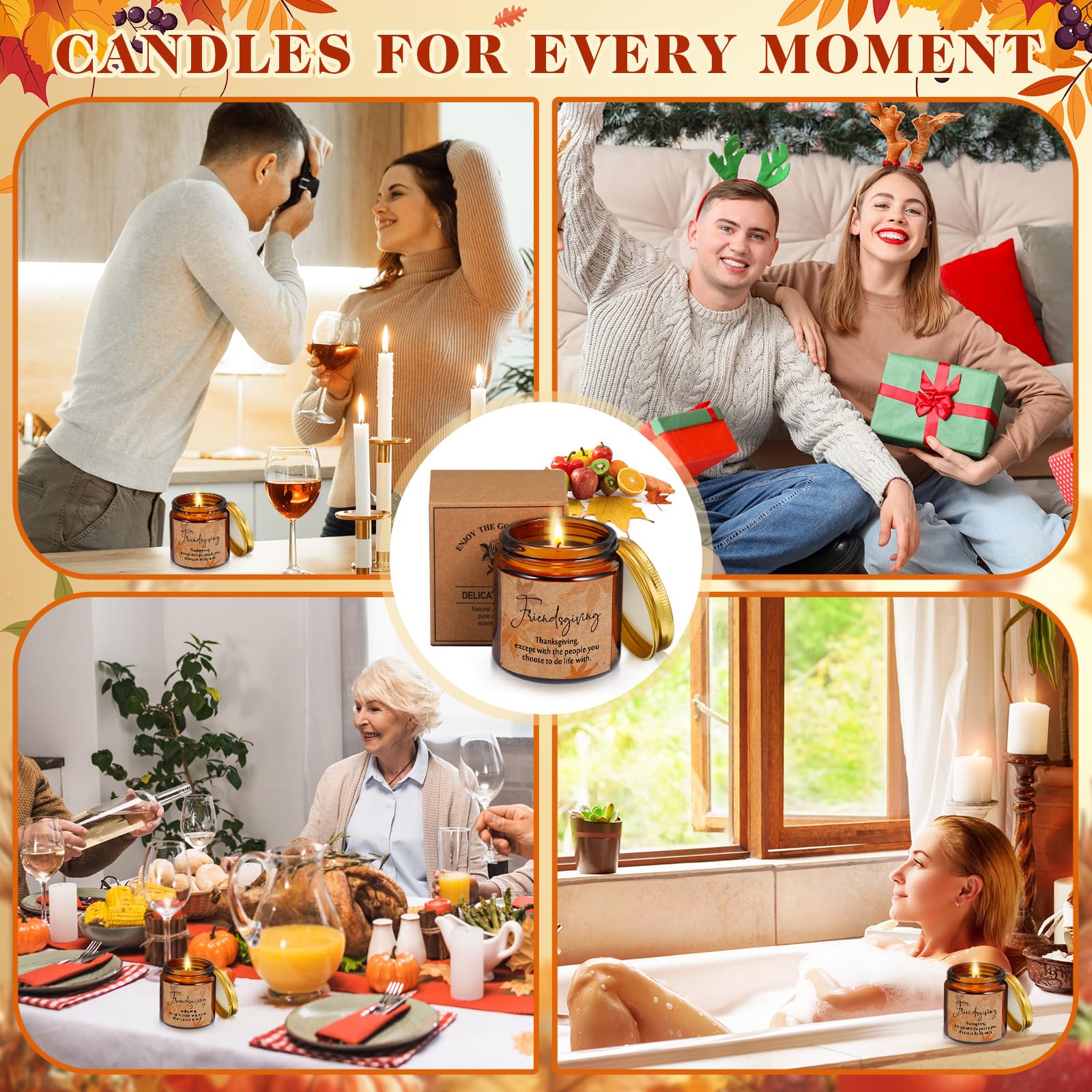 Boxed 3-piece candle gift set ready to gift