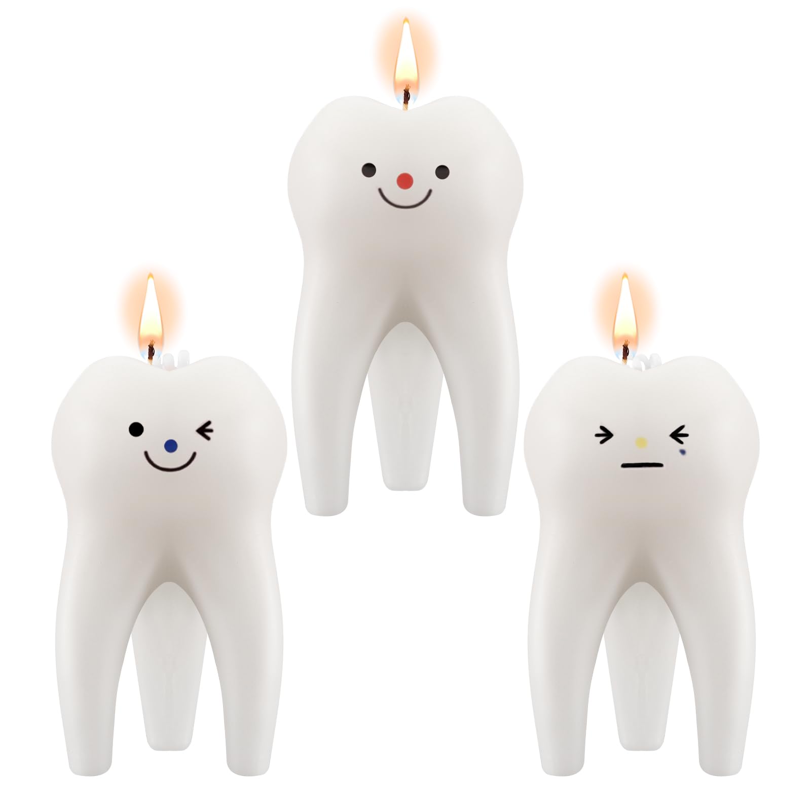 Conelist vanilla tooth candle in white finish suits professional environments