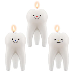 Conelist vanilla tooth candle in white finish suits professional environments