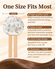 Confvrter Silk Bonnet soft breathable-satin cares for hair