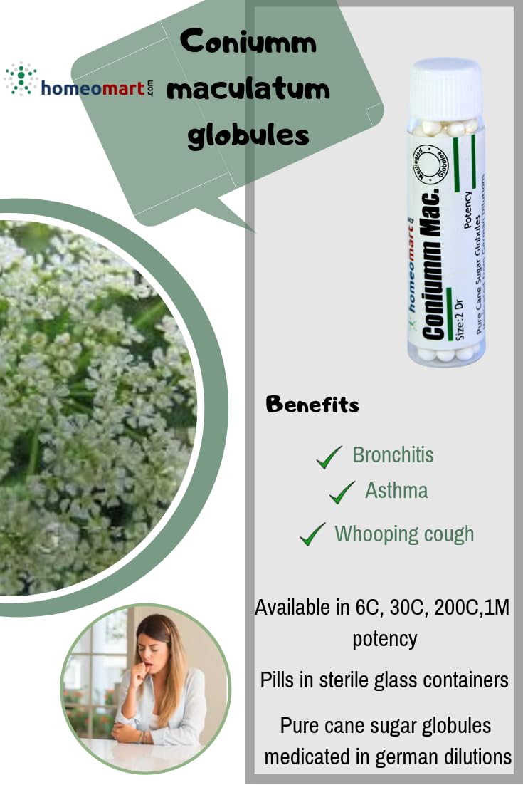 Homeomart Conium Maculatum pellets 30C potency pack of 3