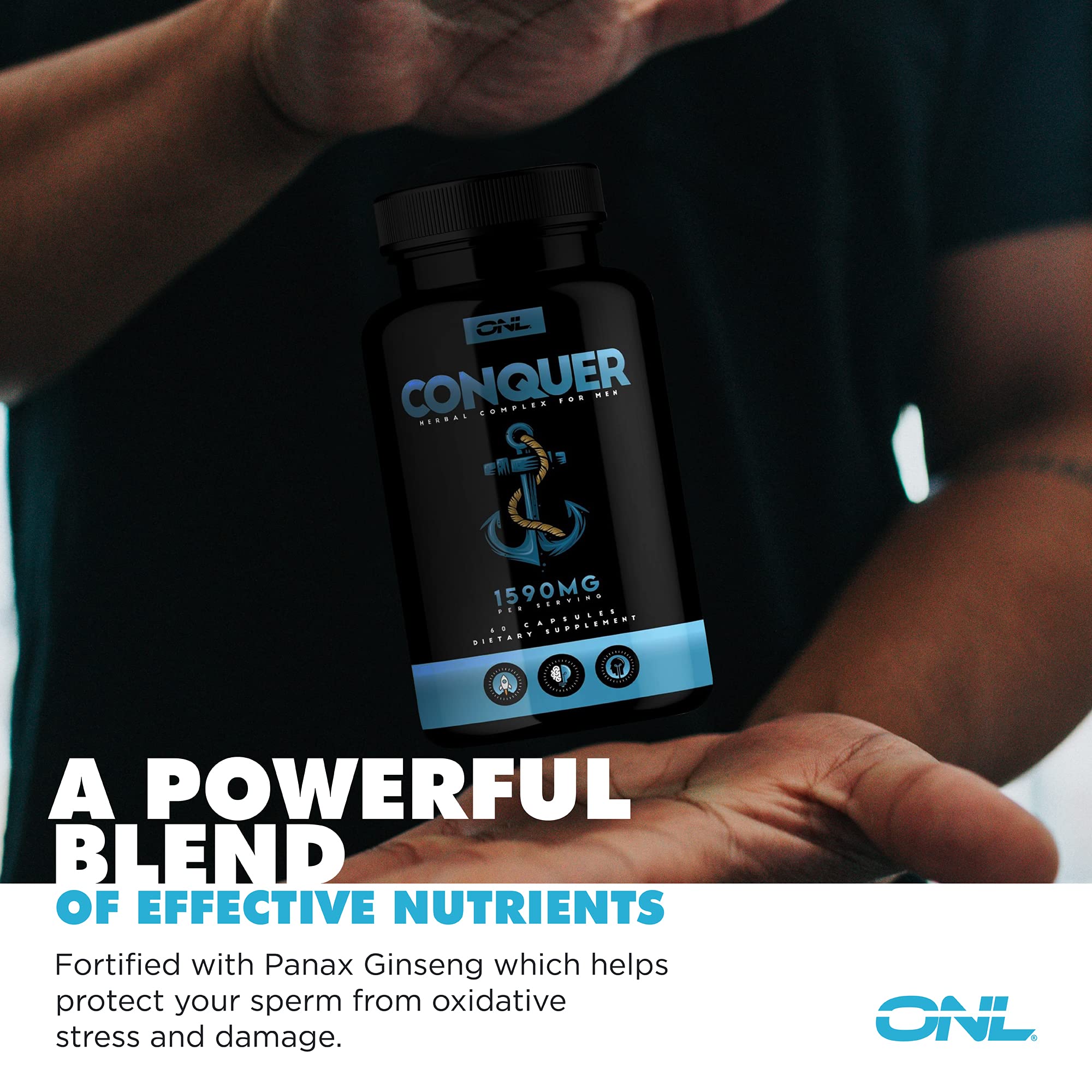Non-GMO label and premium herbal ingredients