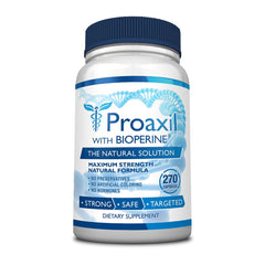 Consumer Health Proaxil 270 capsules bottle for prostate health