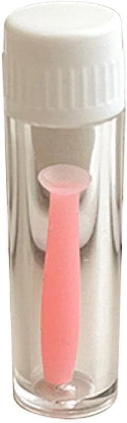 Soft silicone plunger contact lens tool in red