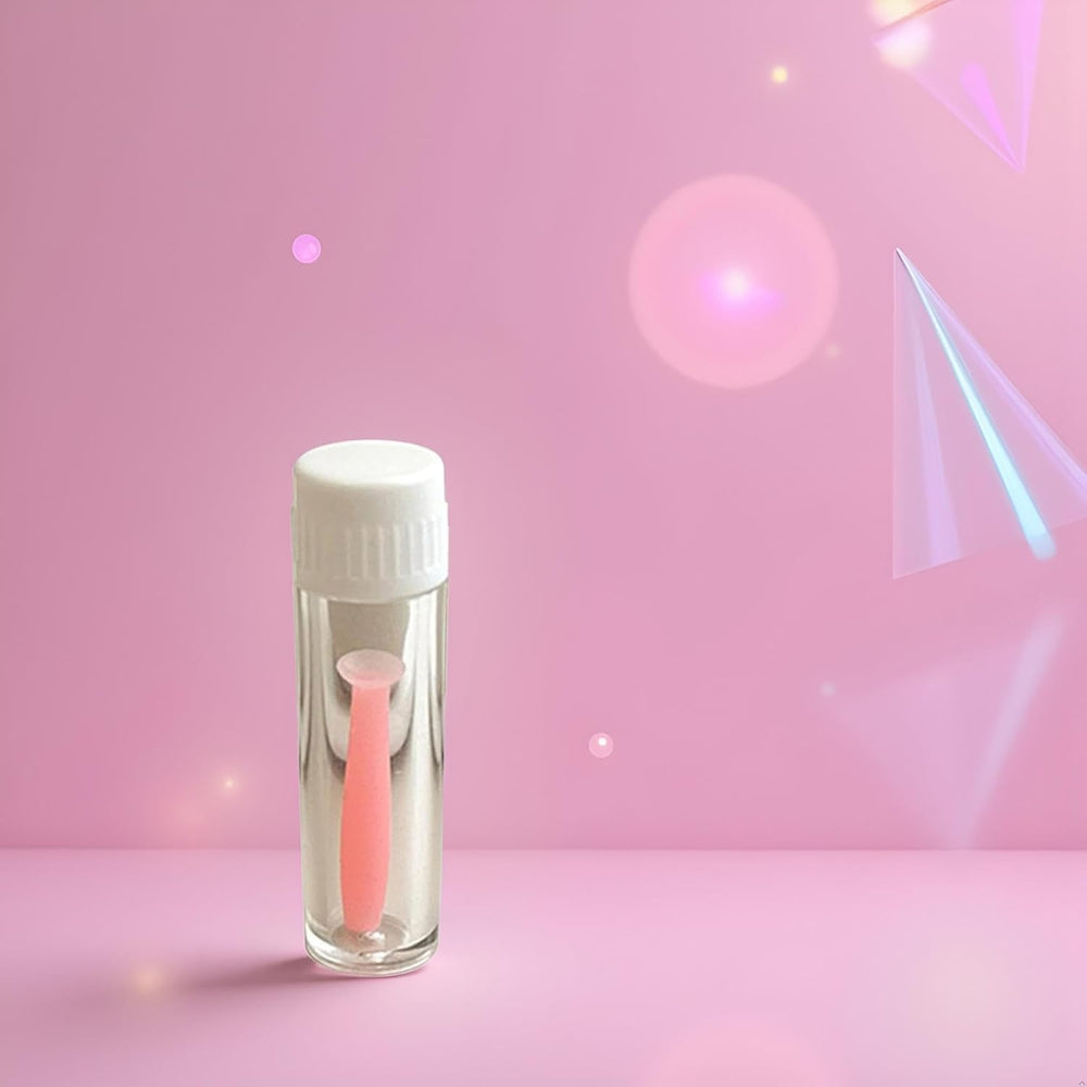 Red multifunction portable contact lens tool