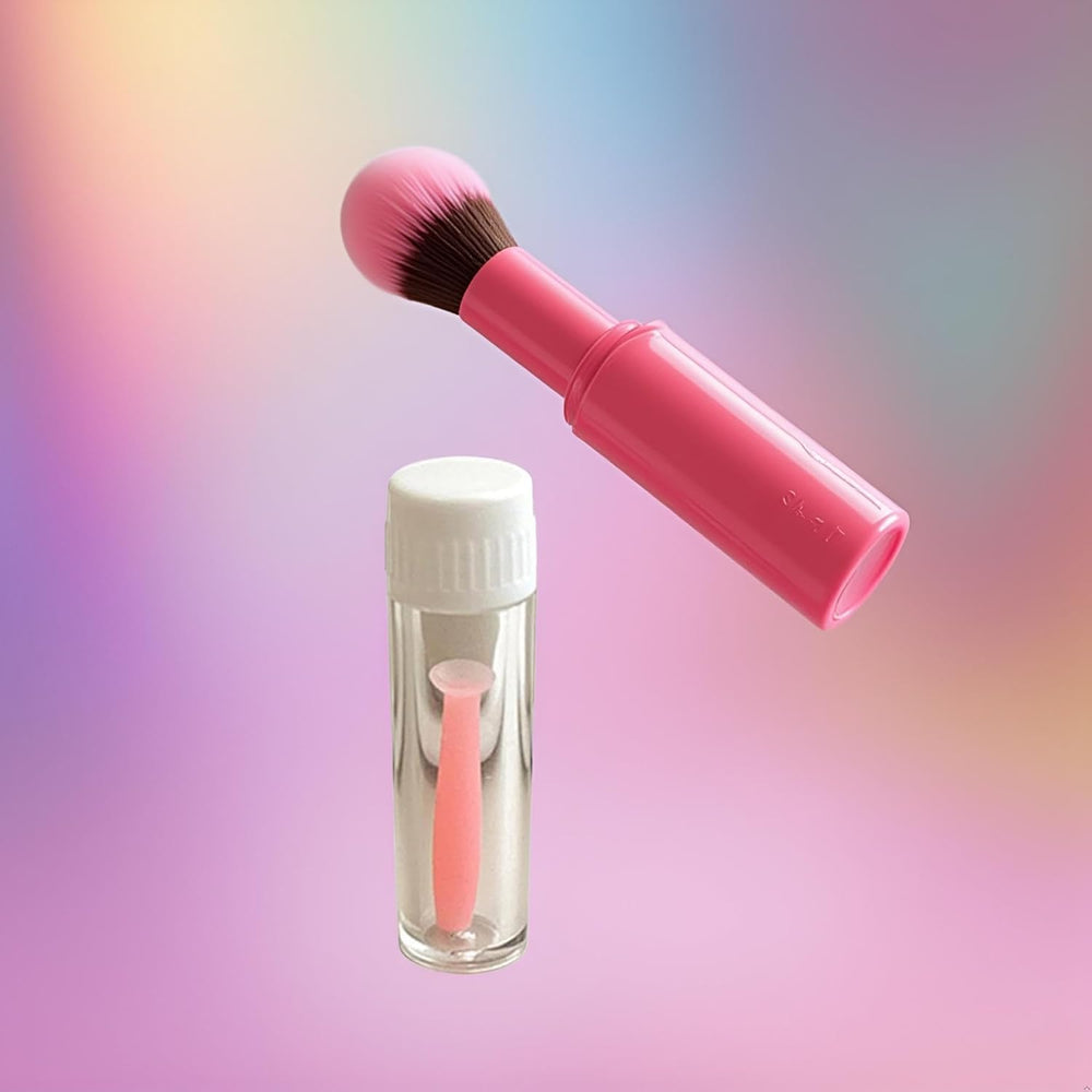 Travel-friendly red contact lens insertion tool