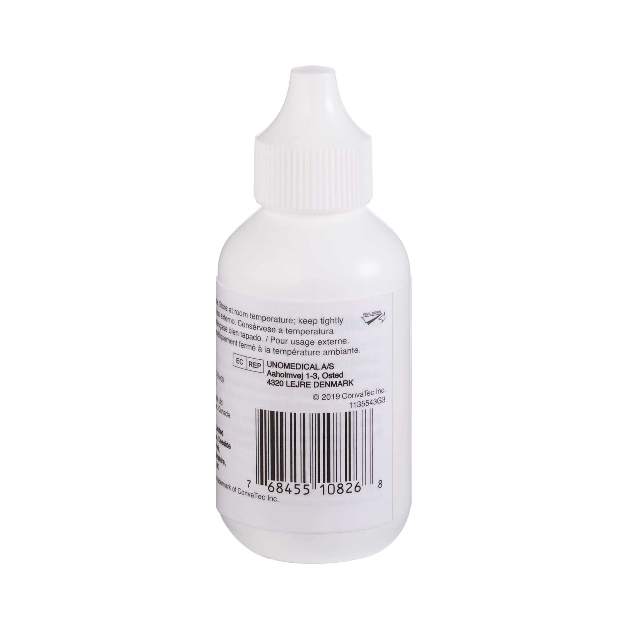 Convatec Stomahesive Powder applied to skin for barrier support.