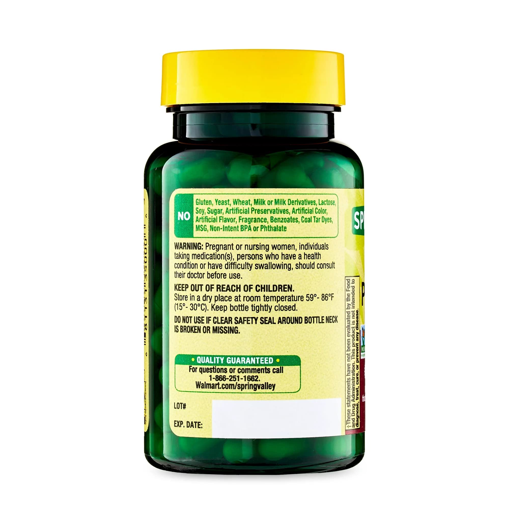 Close-up of a single 100 mg Panax ginseng capsule