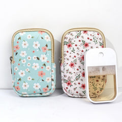 COOKOOKY mini sanitizer pouch with zipper for daily carry and style.