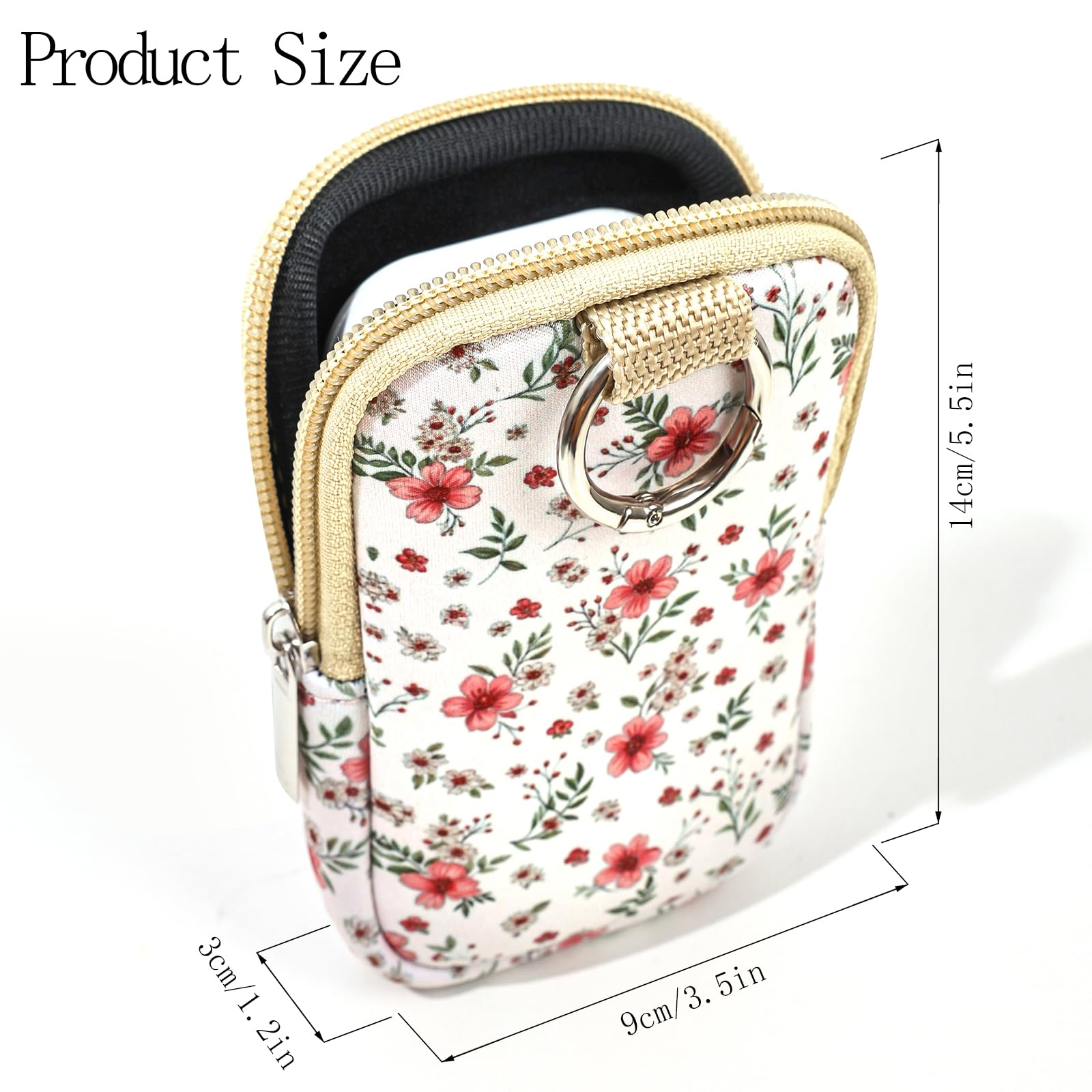 COOKOOKY bag with snap hook, easy attachment to backpack or keys.