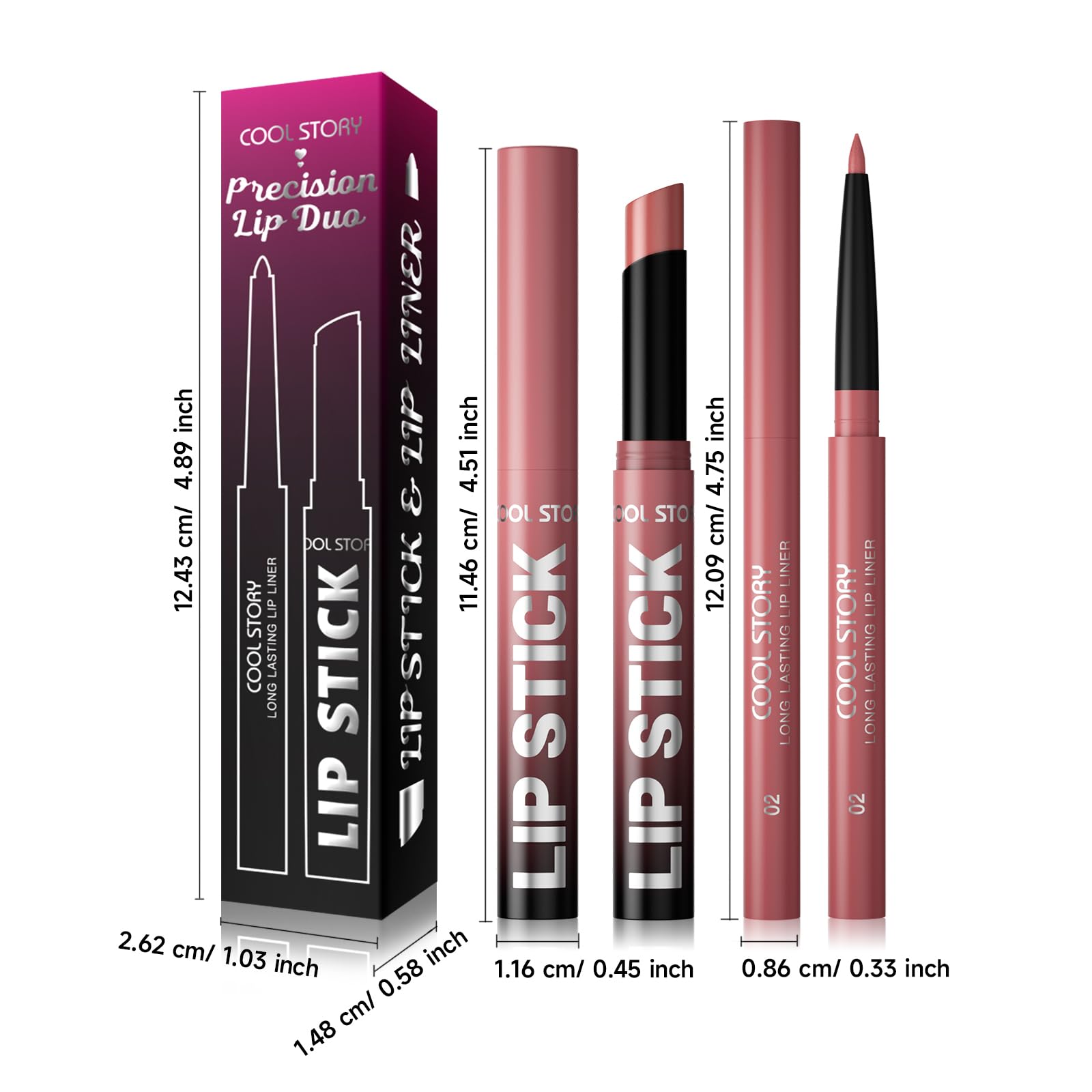 COOL STORY color payoff close-up reveals rich pigment and even finish.