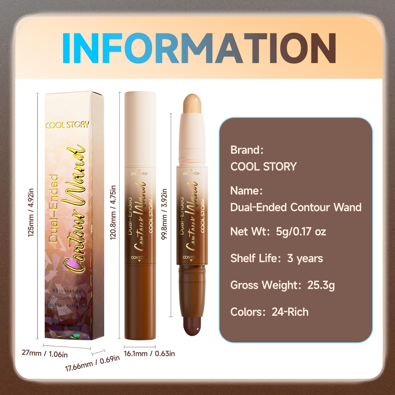 COOL STORY buildable formula lets subtle to dramatic sculpting