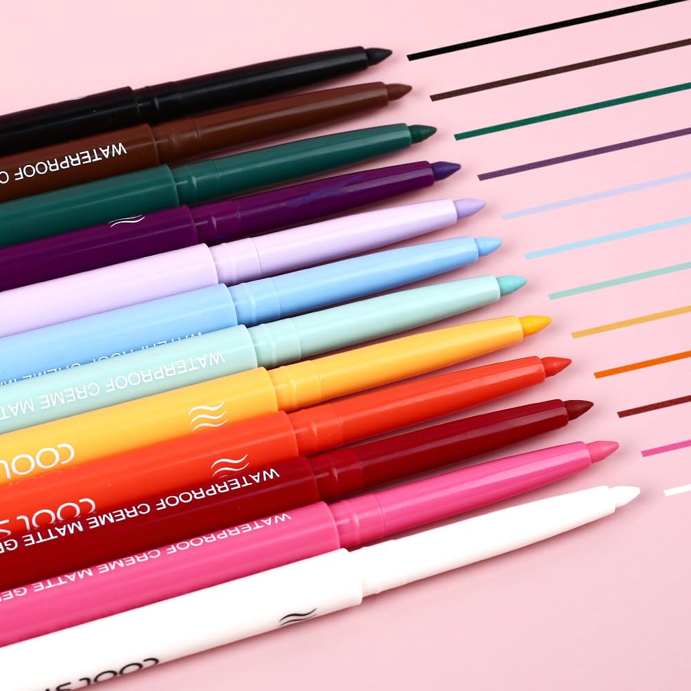 Cool Story glitter and matte shades on lids showcase versatile wear