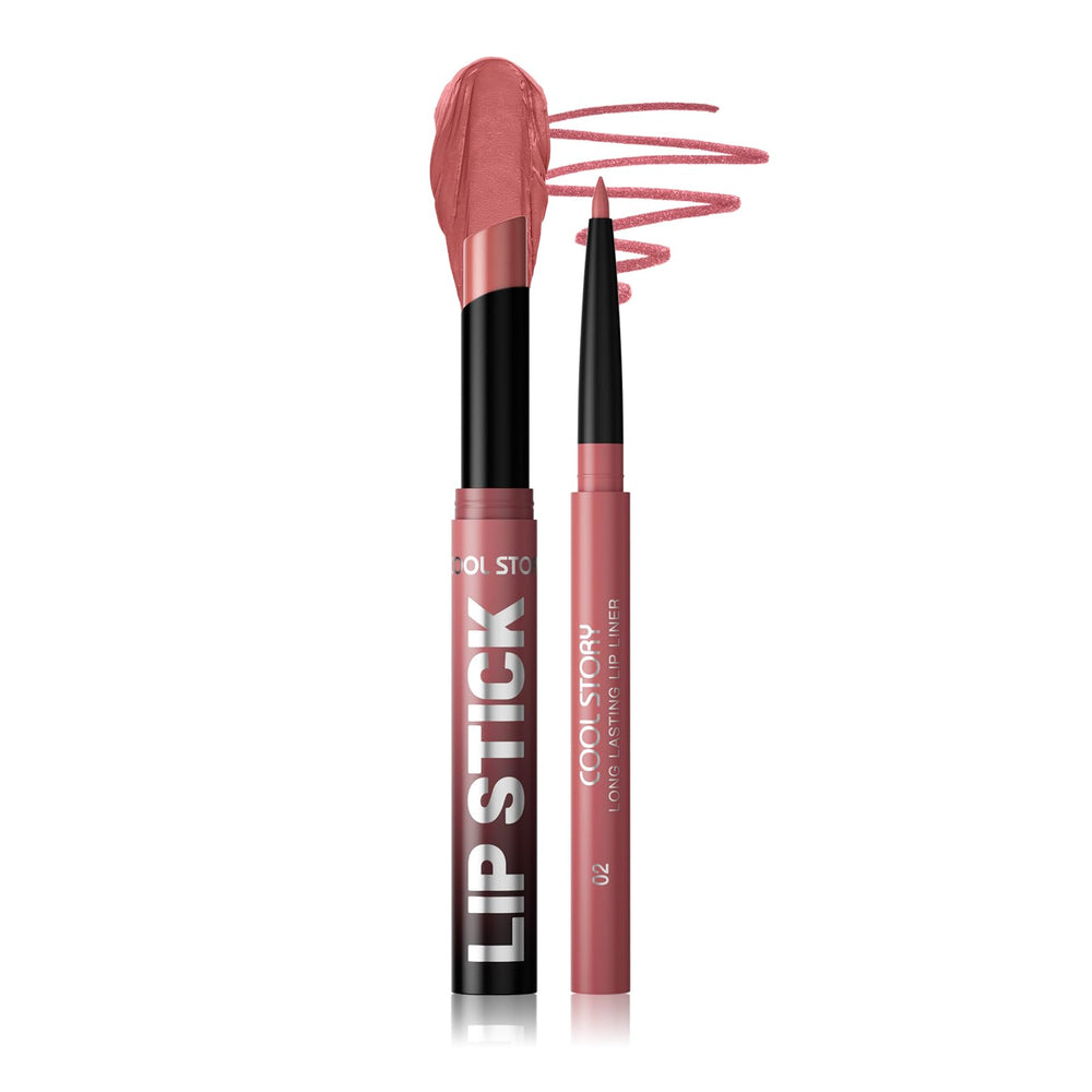 COOL STORY lip liner precision tip helps define lips with lasting shape.