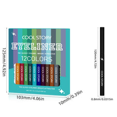 Cool Story richly pigmented shades provide even coverage.