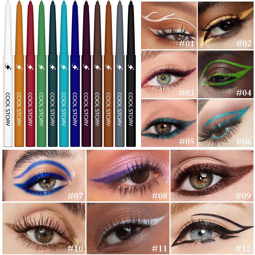 Cool Story waterproof formula maintains clean lines without smudges.
