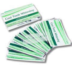 Cool Teeth Whitening Strips with 6% hydrogen peroxide package
