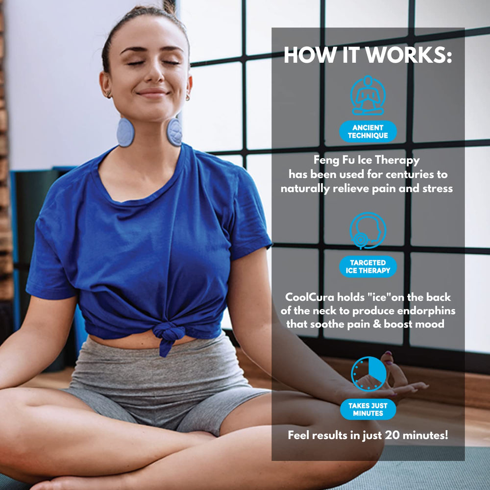 Person enjoying mood boost with CoolCura GO