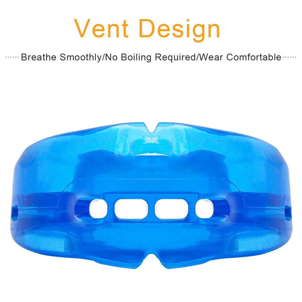 Athletic mouth guard with thick cushioning for teeth protection