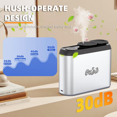 CoolSub diffuser Bluetooth app control for easy settings from anywhere.