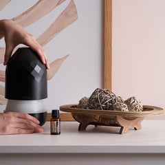 Copaiba essential oil bottle with dropper