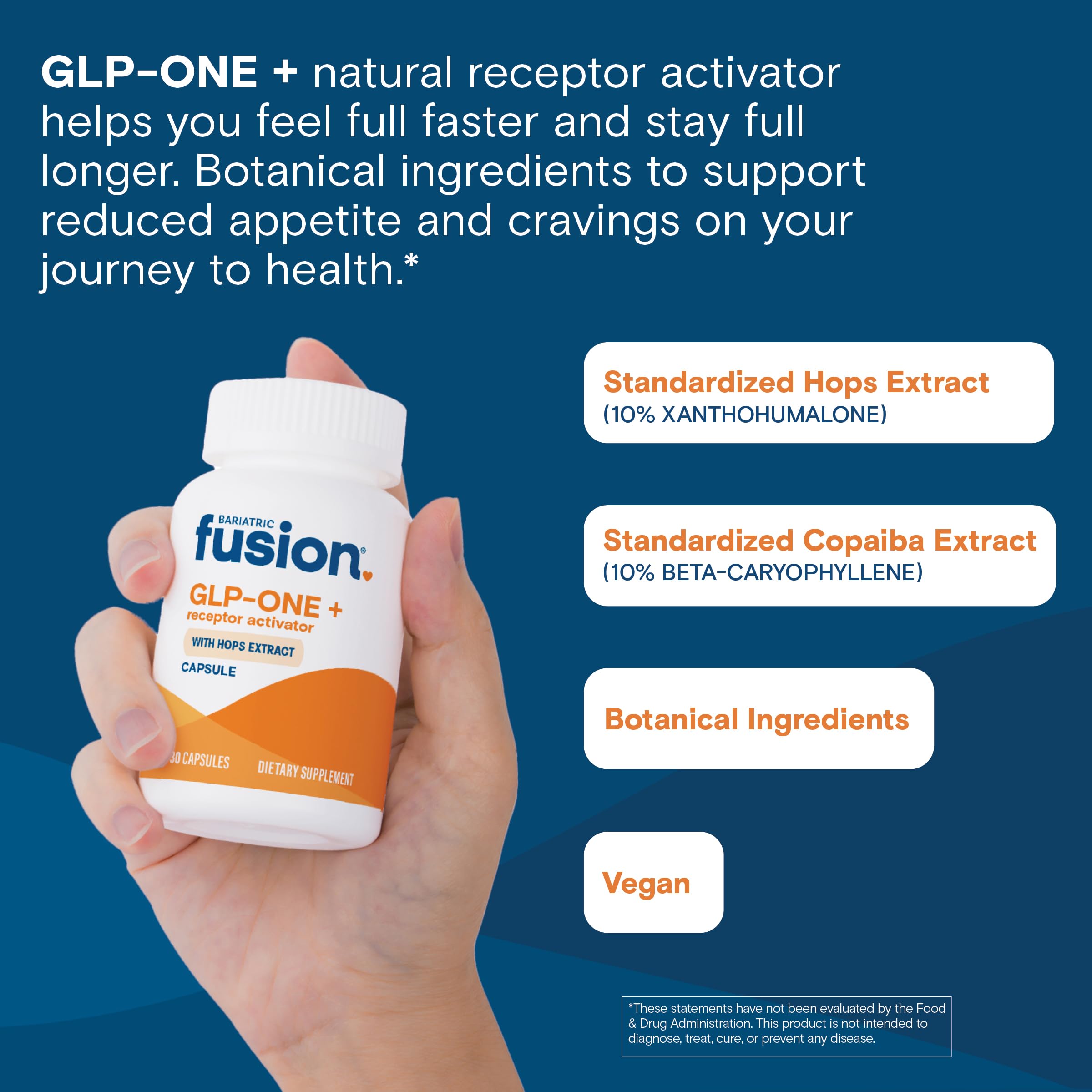 Copaiba extract ingredient in the supplement