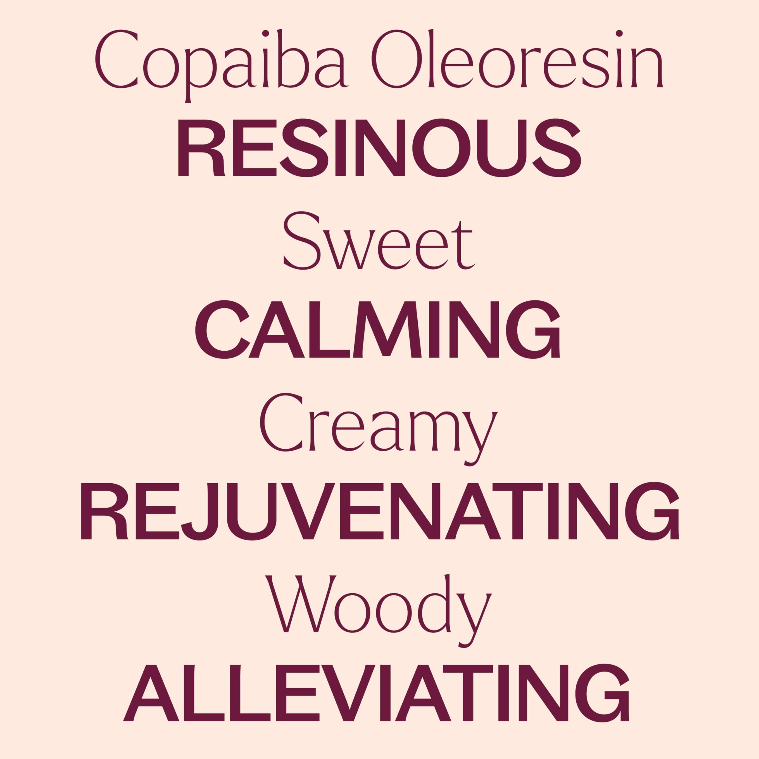 Copaiba oil used for pain relief and massage