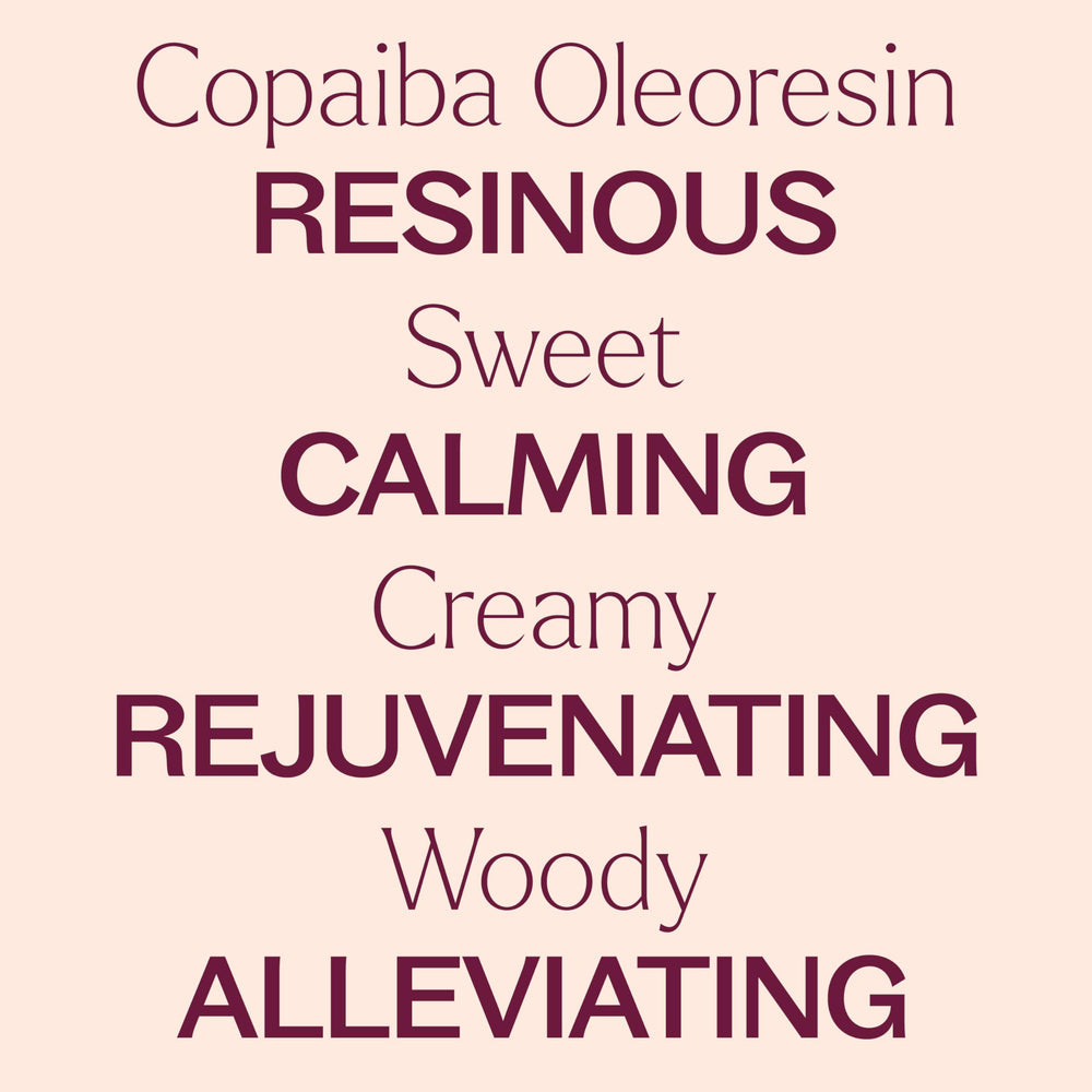 Copaiba oil used for pain relief and massage