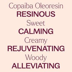 Copaiba oil used for pain relief and massage