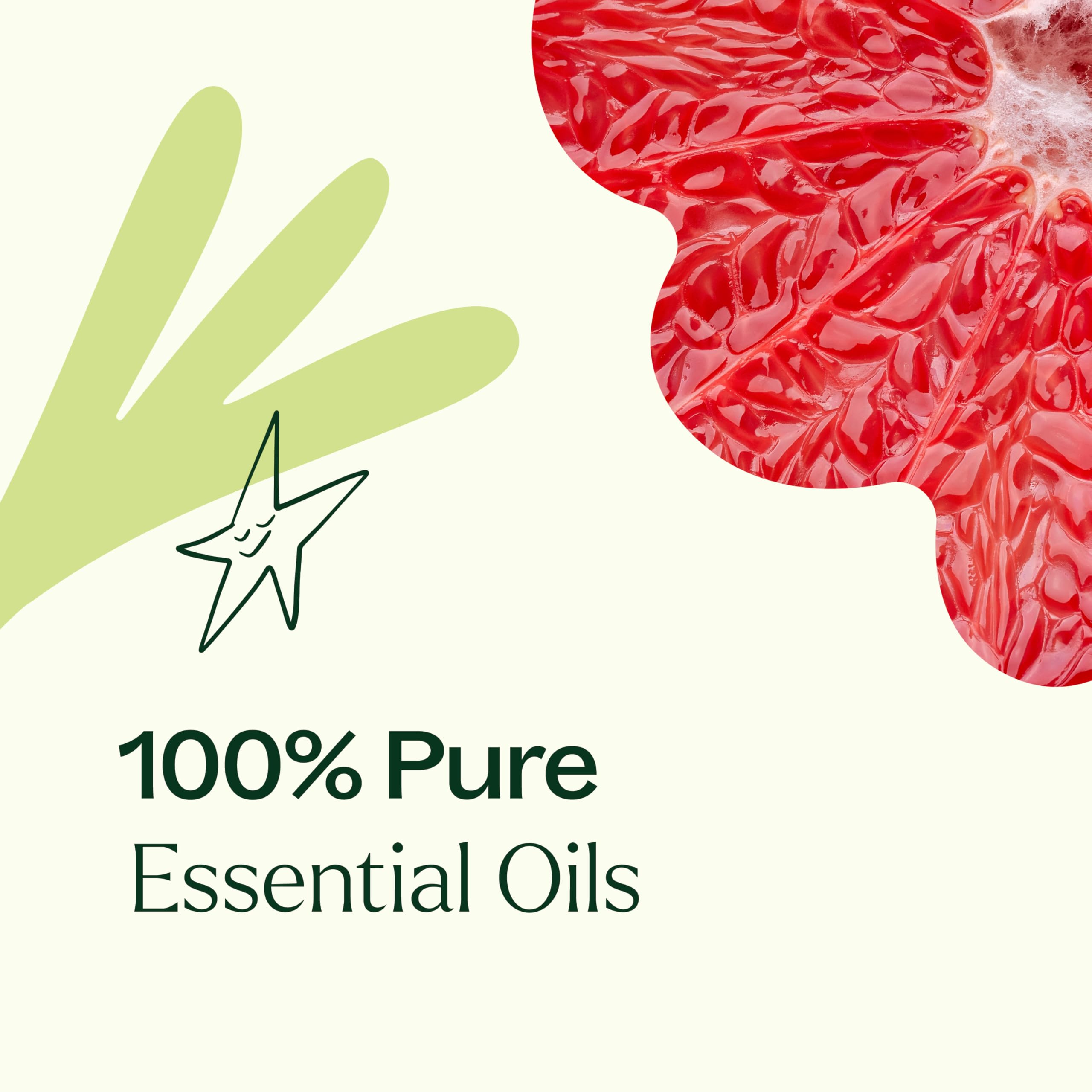 Be Confident ingredients collage: Copaiba, Orange, Cedarwood