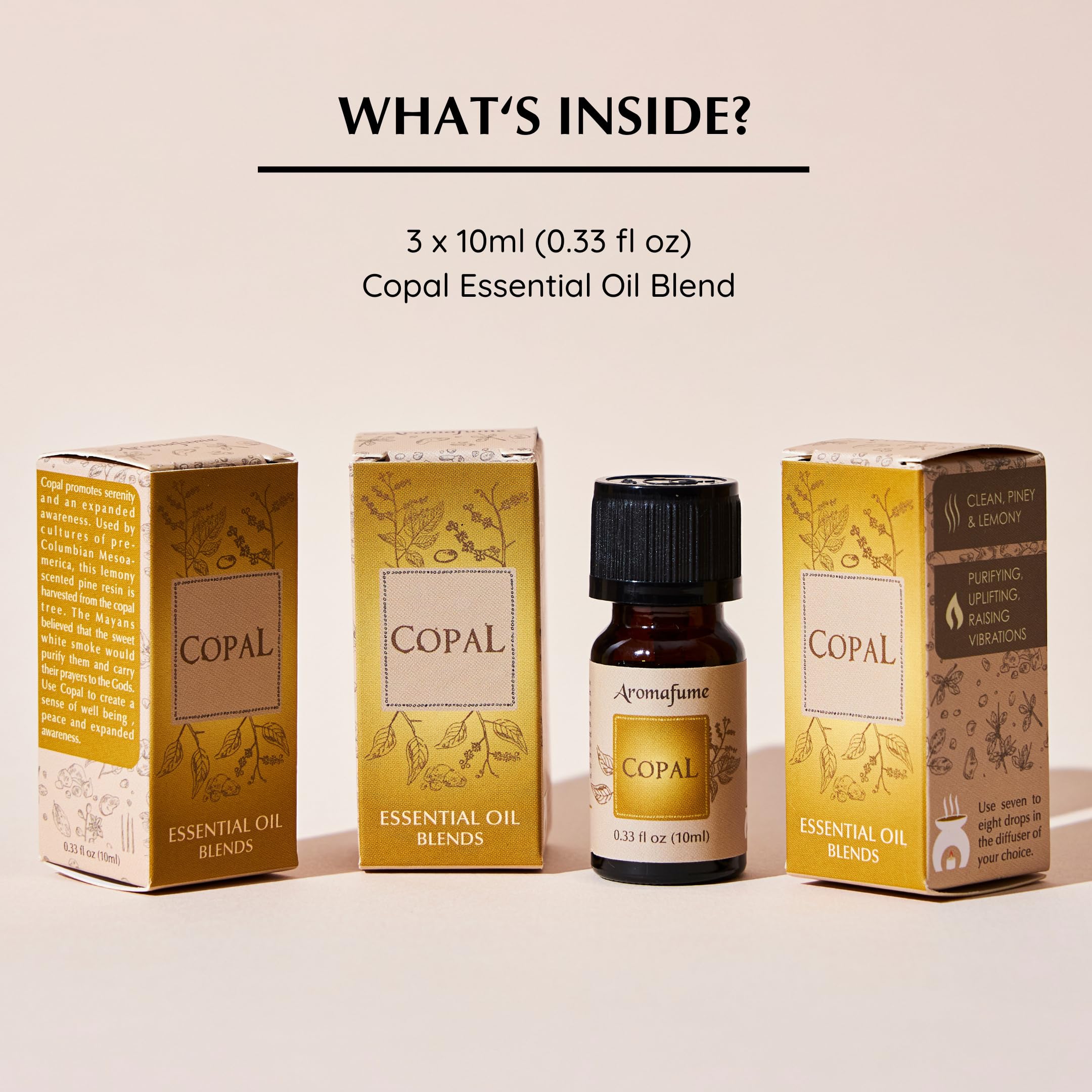 Copal Resin Diffuser Blend 30ml bottle – angled view