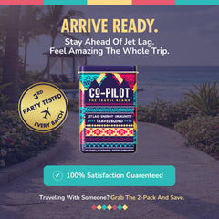 Co-Pilot plastic-free tin packaging for eco-friendly travel