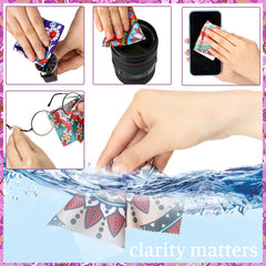 6 x 6 inch microfiber cleaning cloth for eyewear and screens