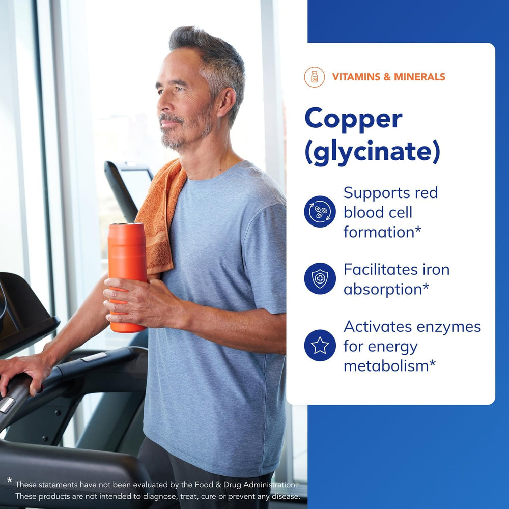 Ingredients for Copper Glycinate supplement