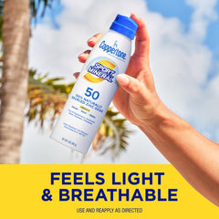 Easy-dry spray application for quick outdoor reapplication.