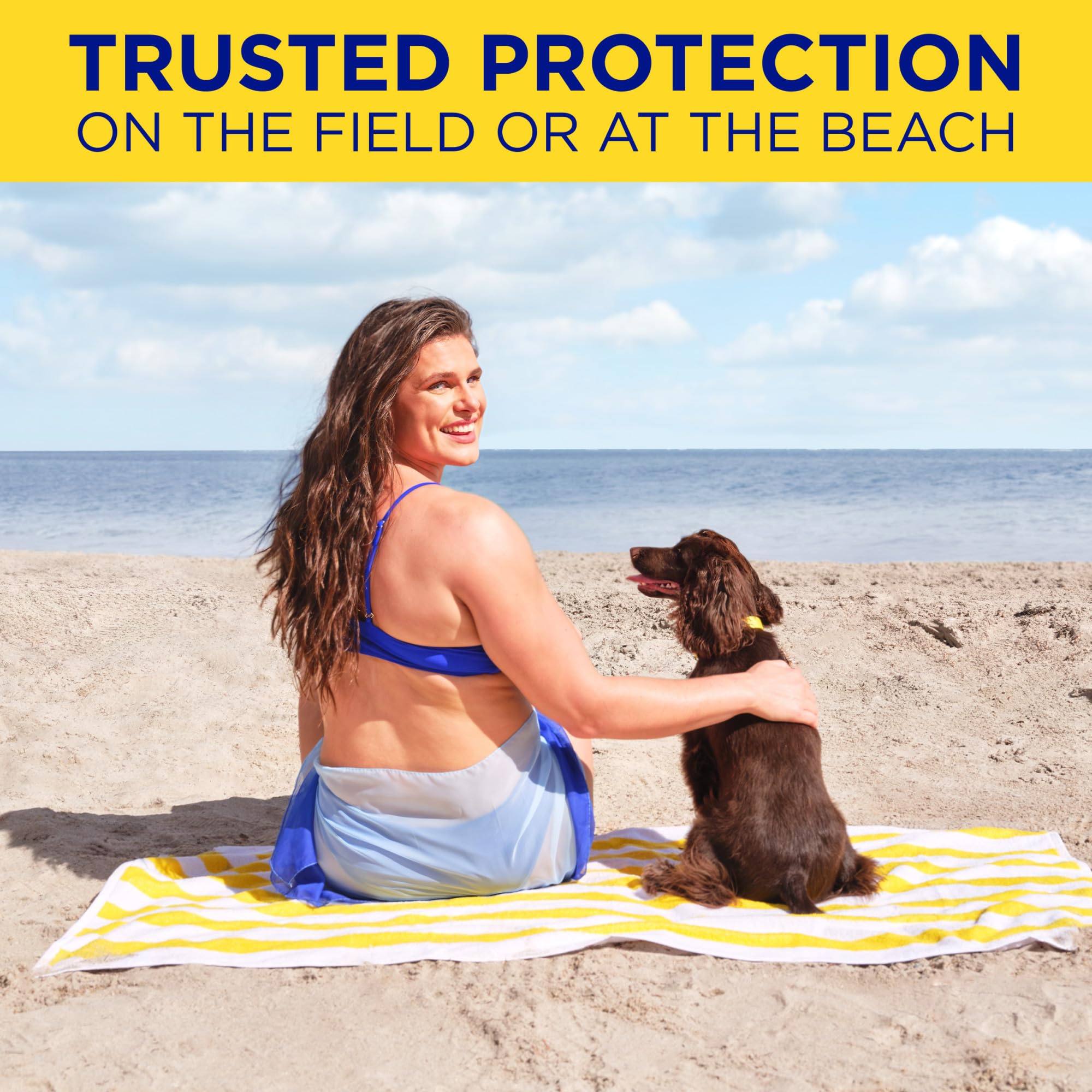 Zinc oxide core of Coppertone SPORT provides mineral protection.