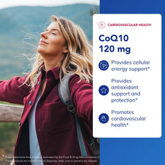 CoQ10 120 mg supporting energy and stamina