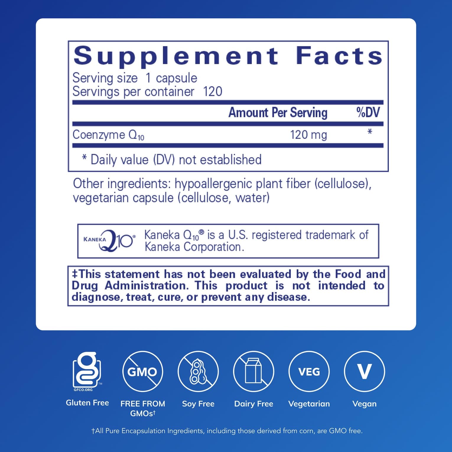 CoQ10 120 mg bottle illustrating heart health concept